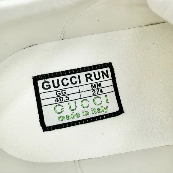 Gucci Run Sneakers Leather - Picture 8 of 9